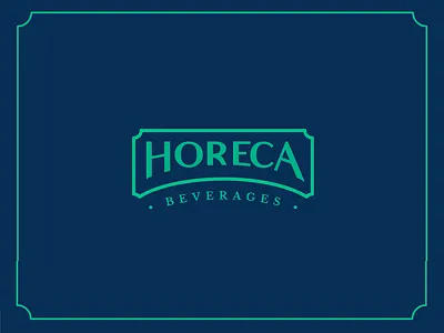 Horeca branding design food logo