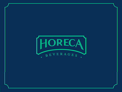 Horeca branding design food logo