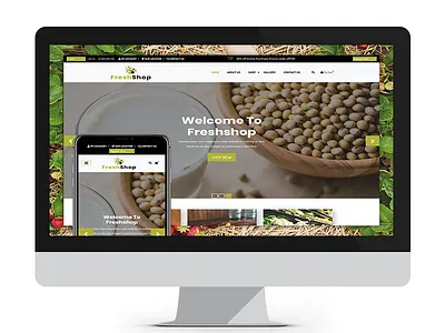 Freshshop clean ecommerce food fruit shop healthy food html5 modern organic organic food responsive vegetable