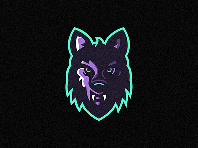 Cosmic Wolf branding logo logos mascot