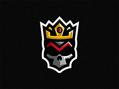 King Skull branding logo logos mascot