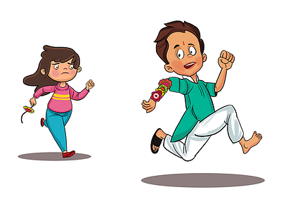Running Illustration book illustration cute cute illustration design illustration kids running illustartion story story illustration