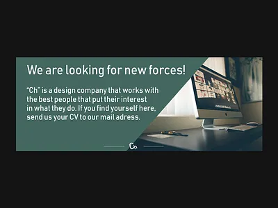 💼 Design company hiring banner ad ad banner design hiring inovative