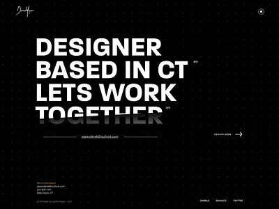 New Portfolio design graphicdesign typography ui uidesign web webdesign