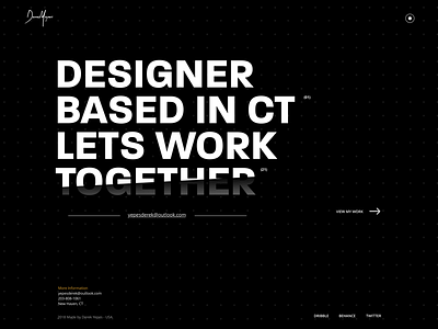 New Portfolio design graphicdesign typography ui uidesign web webdesign