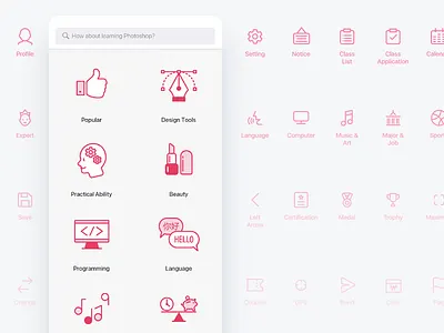 Taling App Icon Design app icon pink taling