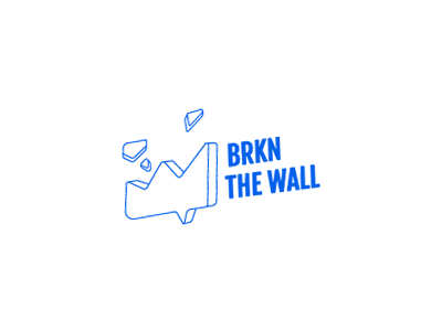 Logo Design brake digital logo marketing message pieces wall