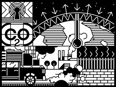 ABN AMRO - Mission 2030 - Illustration detailshot 3 adobe agency concept craft creative drawing graphic design icon illustration illustrator sketch storytelling sustainable vector