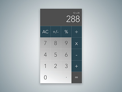 004 Calculator 100daysofui illustrator photoshop