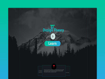 Dark landing page logo ui web design web page