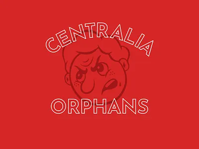 Orphan mascot concept design illustration logo mascot