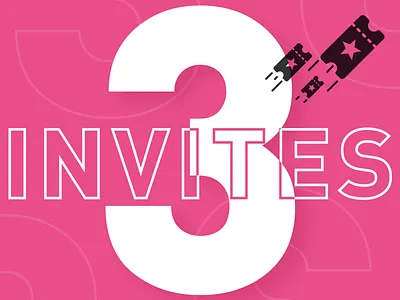 3 Dribbble Invites to give away 3 away dribbble give invitation invite