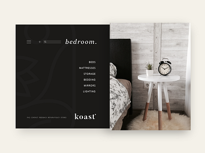 Furniture Store UI! app concept dark furniture list simple store ui ux website