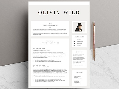 5 page Resume Template | Ultra Chic blogger clean resume creative resume curriculum vitae cv cv template design feminine resume minimal minimal resume modern modern resume professional professional resume resume resume template template us letter word resume word template