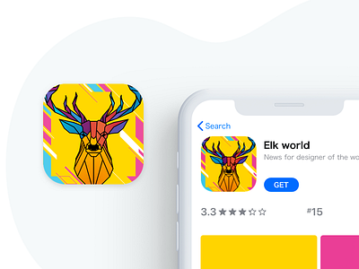 Daily UI 005 - App Icon app app store daily ui design elk icon iphone ui