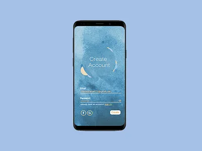 #001::Daily UI::sign up 001 dailyui mobile photoshop sign up