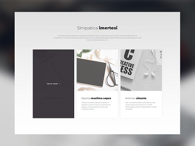 Interactive Images Section design flat gradient minimalist section simple site ui ux web