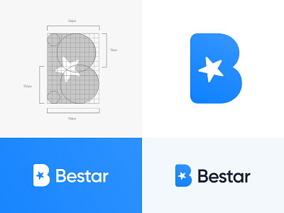 Logo Bestar b letter logo icon Dribbble