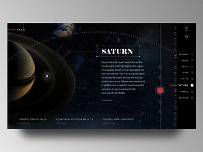 WEB PAGE FOR SOLAR SYSTEM STUDY galaxy planet saturn solar system stars ui web yearth