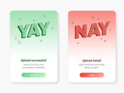 Daily UI 011 - Flash Message app application flash message mobile pop up product ui user interface ux