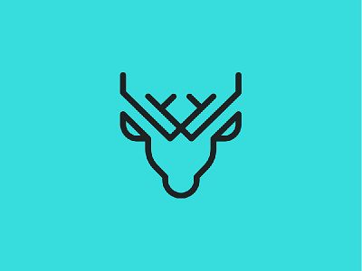 Crosswork Concept 2 animal branding crosswork deer logo recruiting sales stag visual identity