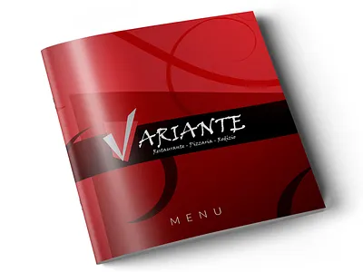 Menu Booklet Design