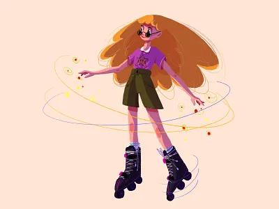 Last Day of Summer art charachterdesigner character characterdesign colorful cute design digitalart digitalillustration digitalpaint drawing girl illustration illustrator ipadpro originalcharater visualdevelopment