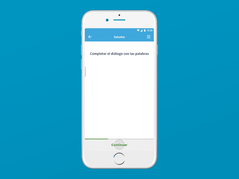 Spanish Program Ui Language learning app - UI/IxD by Daniela Morrongiello on Dribbble