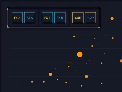 Button Bar Panel color gui vector