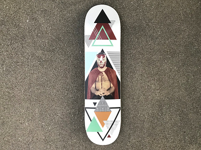 Luchador Skateboard darensocial design luchador skateboard