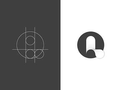 Q Mark brand branding geometric grids icon l letter letter lettermark logo logo design logodesign lq mark monochrome monogram q q letter ql symbol type