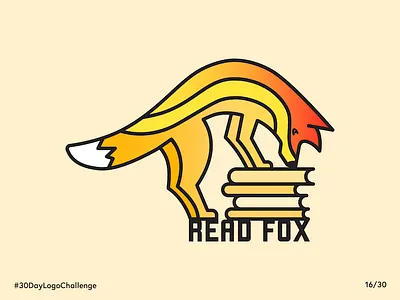 Logo Challenge I Fox 30day animal challenge fox illustration logo read