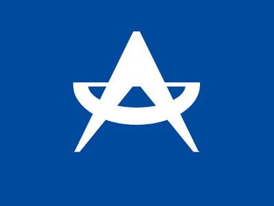 AD a ad brand d logo star
