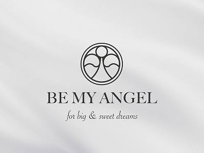 Logo. Be My Angel design logo vector