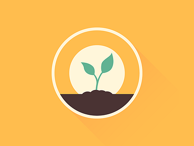 Sapling design icon illustration illustration a day illustrator minimal plant sapling simple tree