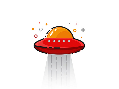 Alien ship Icon alien ship icon drawing dribbble shot 8 illustration ui web icon