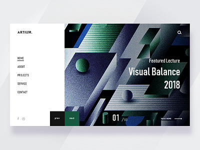 Artium. adobe xd branding design illustration ui ux vector