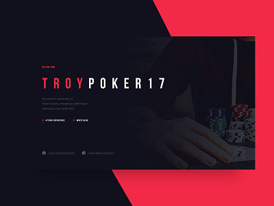 Twitch main screen design poker red twitch ui web