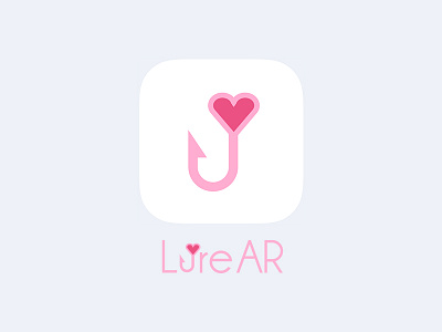 Lure AR App iCon app icon design branding icon icon design logo logo design minimal brand minimalistic logo