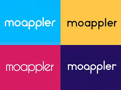 Moapler Logo application branding logo mobile typography