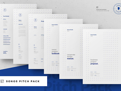 Sonos Proposal Pitch Pack branding brochure business catalogue clean concept design editorial elegant fashion feminine indesign lookbook magazine modern pack pitch portfolio proposal template