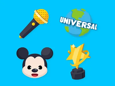 Zenly Emojis 2 award disney emoji icon mickey mouse microphone studio universal world zenly
