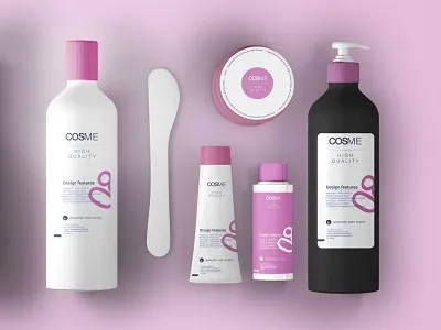 Cosmetic Mock-ups beautiful beauty bottle bottles cosmetic cosmetic bottles cosmetic package cream mock up mock up mockup perfume perfumery scent shampoo soap tube