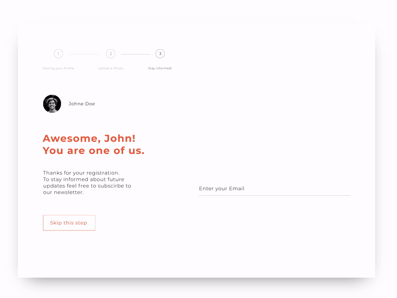 Subscribe 026 #dailyui communitiy dailyui invisionstudio subscribe uidesign uxdesign