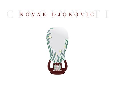 Cincinnati Open Trophy champion illustration master novak novak djokovic tennis tournament trophy