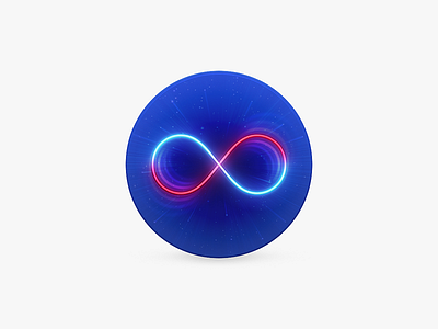 Infinity app icon infinite infinity mac icon macos icon osx icon meteor realistic sandor skeu skeuomorph skeuomorphism space star starry sky ui icon universe unlimited user interface icon ux icon