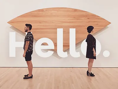 Hello. agency art artwork branding couple debut design design agency designers for hire hello illustration introduction museum ui ux