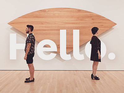 Hello. agency art artwork branding couple debut design design agency designers for hire hello illustration introduction museum ui ux