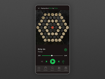 Daily UI: Music Player dailyui dailyui009 music player ui