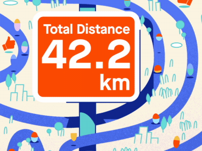 Strava 2018 Race Report 2 animation running